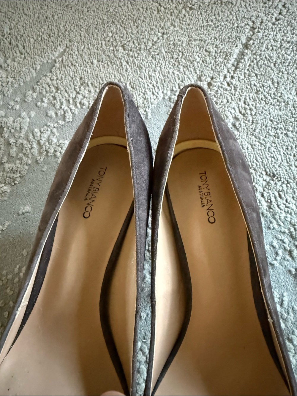Tony Bianco Pointed Toe Suede leather Pumps heels chocolate Brown 9 - Picture 6 of 11